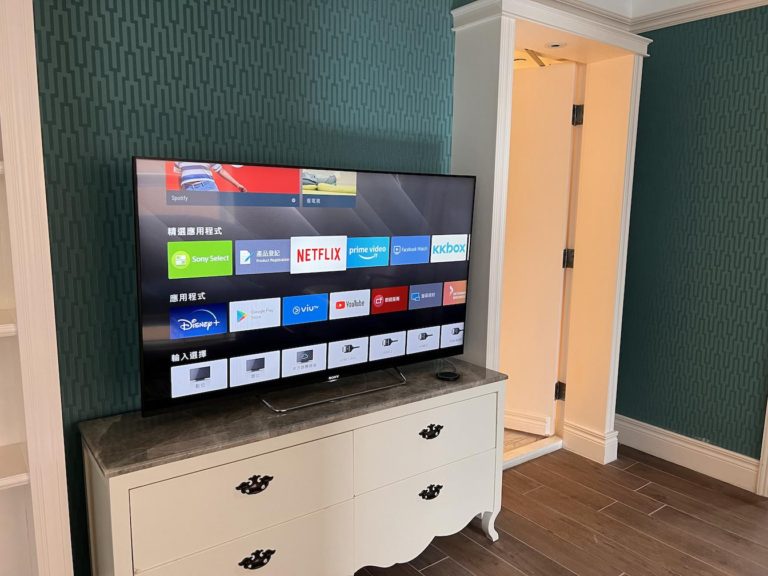 客廳裡的智能電視