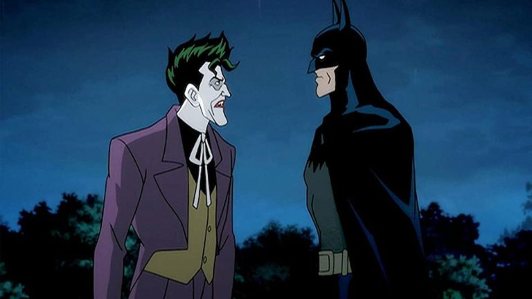 《蝙蝠俠：致命玩笑》中，蝙蝠俠嘗試幫助小丑