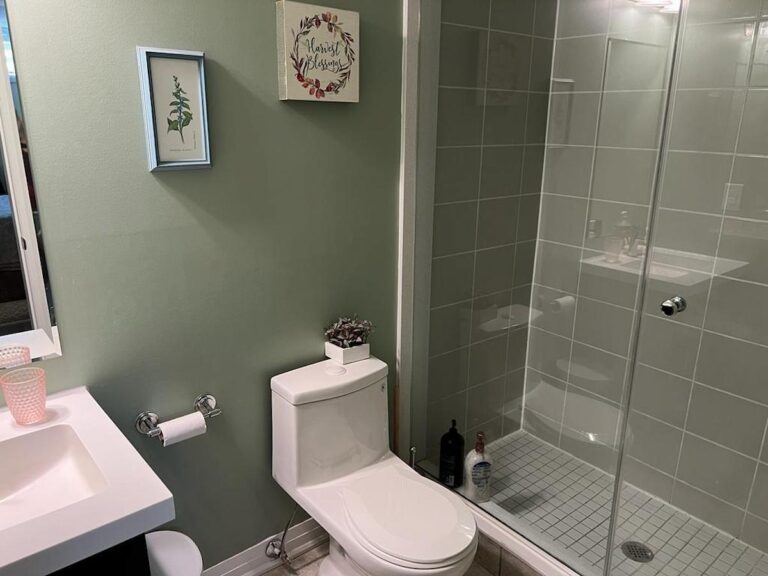 Kelvin 住的 Airbnb Basement 單位的廁所